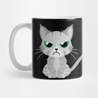 Angry Gray Tabby Mug